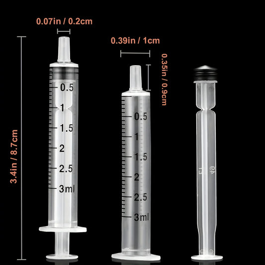 3ml syringe with cap (20 pcs)