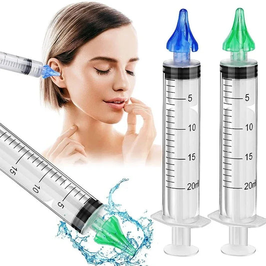 Ear Care Tool Household Cleaner Irrigation Kit Ear Wax Removal Tool Water Washing Syringe Comfortable Unique 12/20ML Health Care