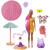 Genuine Barbie Color Reveal Foam Dolls Pet Friend with 25 Surprises Scented Bubbles Princess Doll Toys for Girls Gift