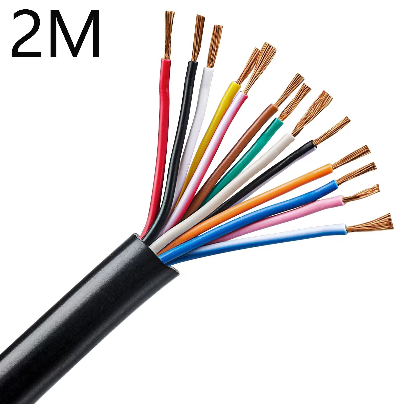AOHEWEI Trailer Cable 13/7/5 Core 2/5 M Tow Rope Trailer Cable Black For Caravans Lorries Pkl Industry Trailer Accessories