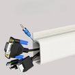 Under-Desk Cable Organizer 40cm Self-Adhesive Cable Management Cables Raceway For Home and Office