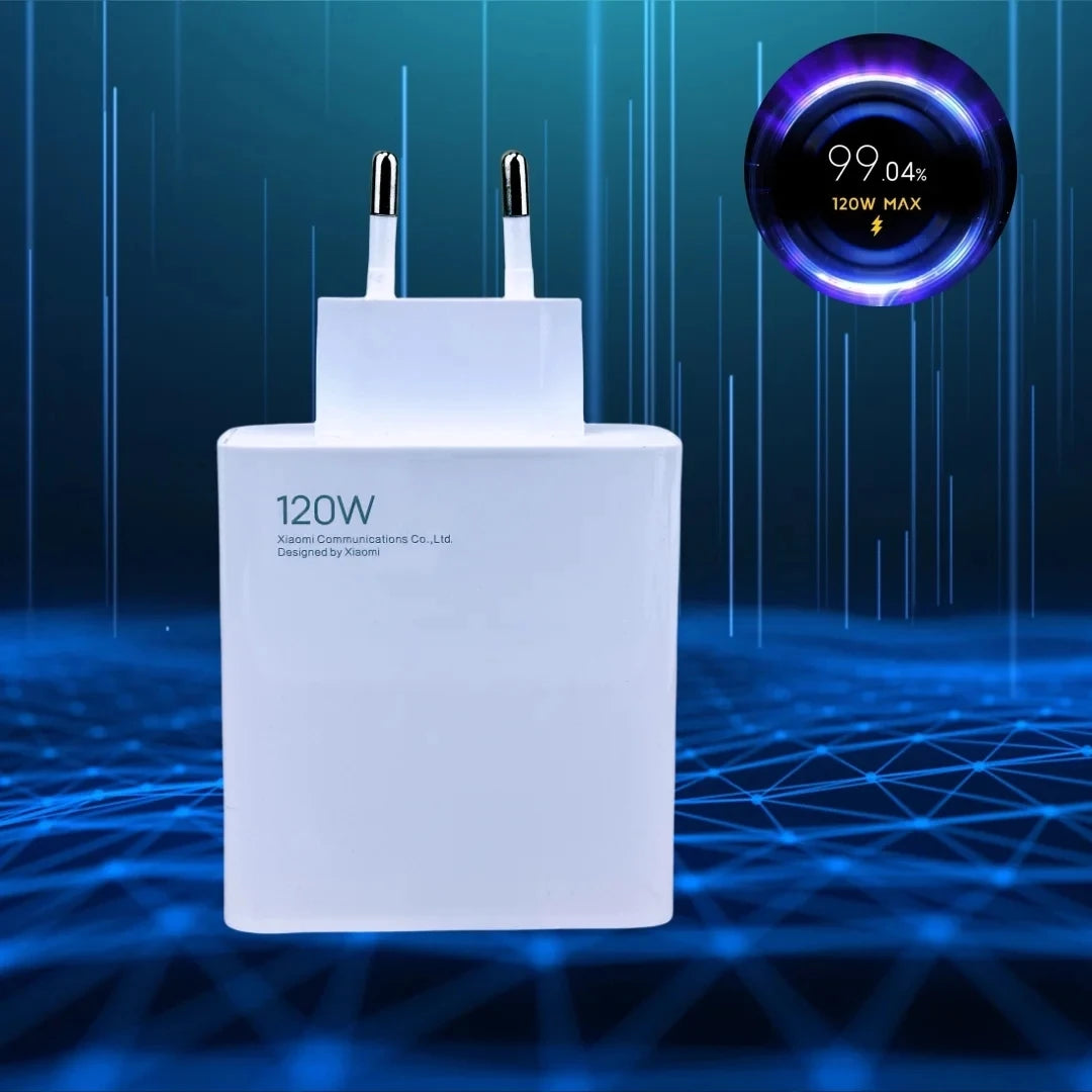 Cargador original Xiaomi Turbo Fast Charge de 120 W, adaptador Hypercharge UE/EE. UU. para Redmi Note 11, 12, 13 Pro Plus 5G, cable Mi 14, 13 y 13T.