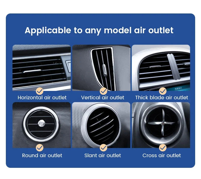 Gravity car phone holder air vent mount cell phone holder in car mobile support for iPhone 13 12 Xiaomi universal GPs stand