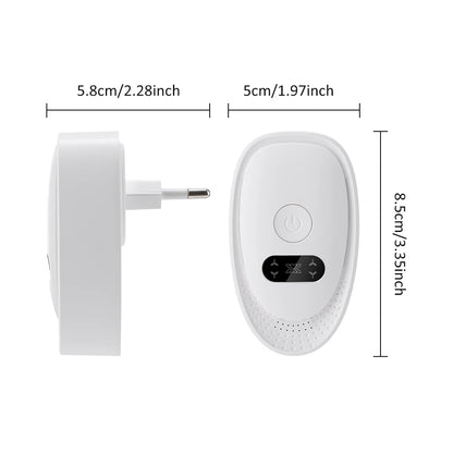 Air Purifier Plug In Negative Ion Ionizer Air Purifier for Household Quiet Operation Ionizer Mini Air Cleaner Toilet Deodorant