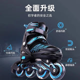Adjustable Inline Roller Skate Shoes Professional Flashing Sliding Sneaker Outdoor Racing Speed Skating 4 Wheels Shoes Gifts