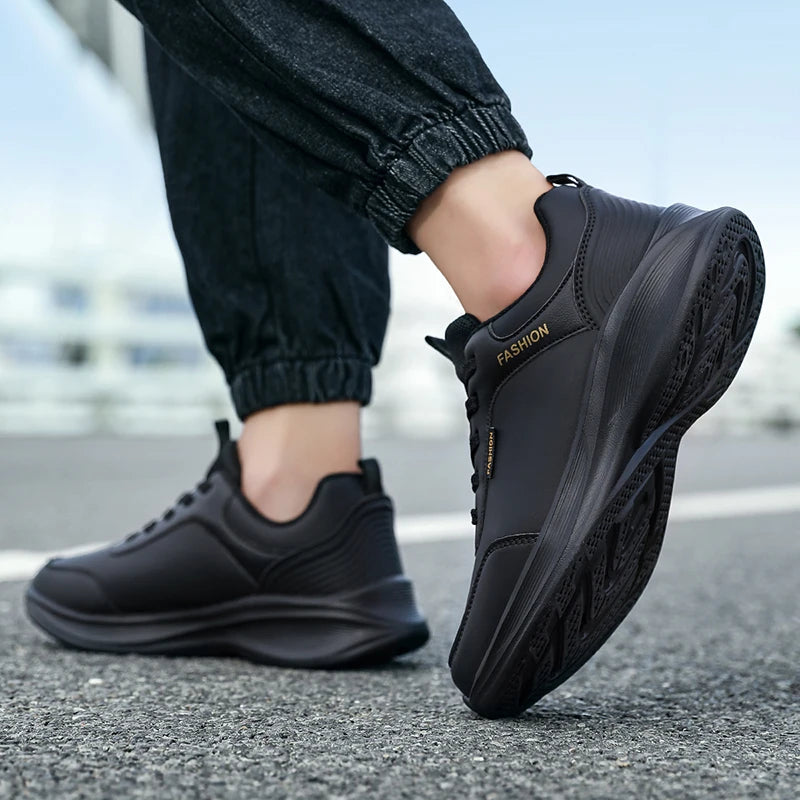 Autumn Light Men Sneakers Lace Up Casual Shoes For Men Cushioning Men Sport Shoes For Running Winter Waterproof Walking Shoes