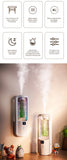 Automatic aromatherapy diffuser for eliminating odors, suitable for household use, with essential oil for air freshening.