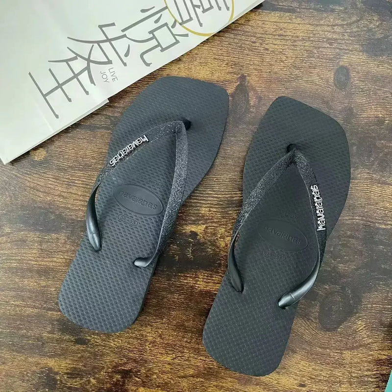 Women's flip flops Havaianas outdoor anti slip beach slippers