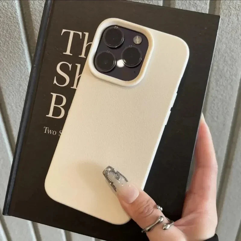 Soft Candy Color Lichee Pattern Silicone Phone Case For iPhone 11 12 13 14 15 16 ProMax Plus 16E X XS XR Shockproof Bumper Cover