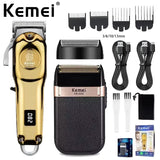 Kemei KM-678 KM-2024 KM-2628 Professional Electric Hair Clippers Beard Clipper Rechargeable Men's Shaver Hair Trimmer Kit