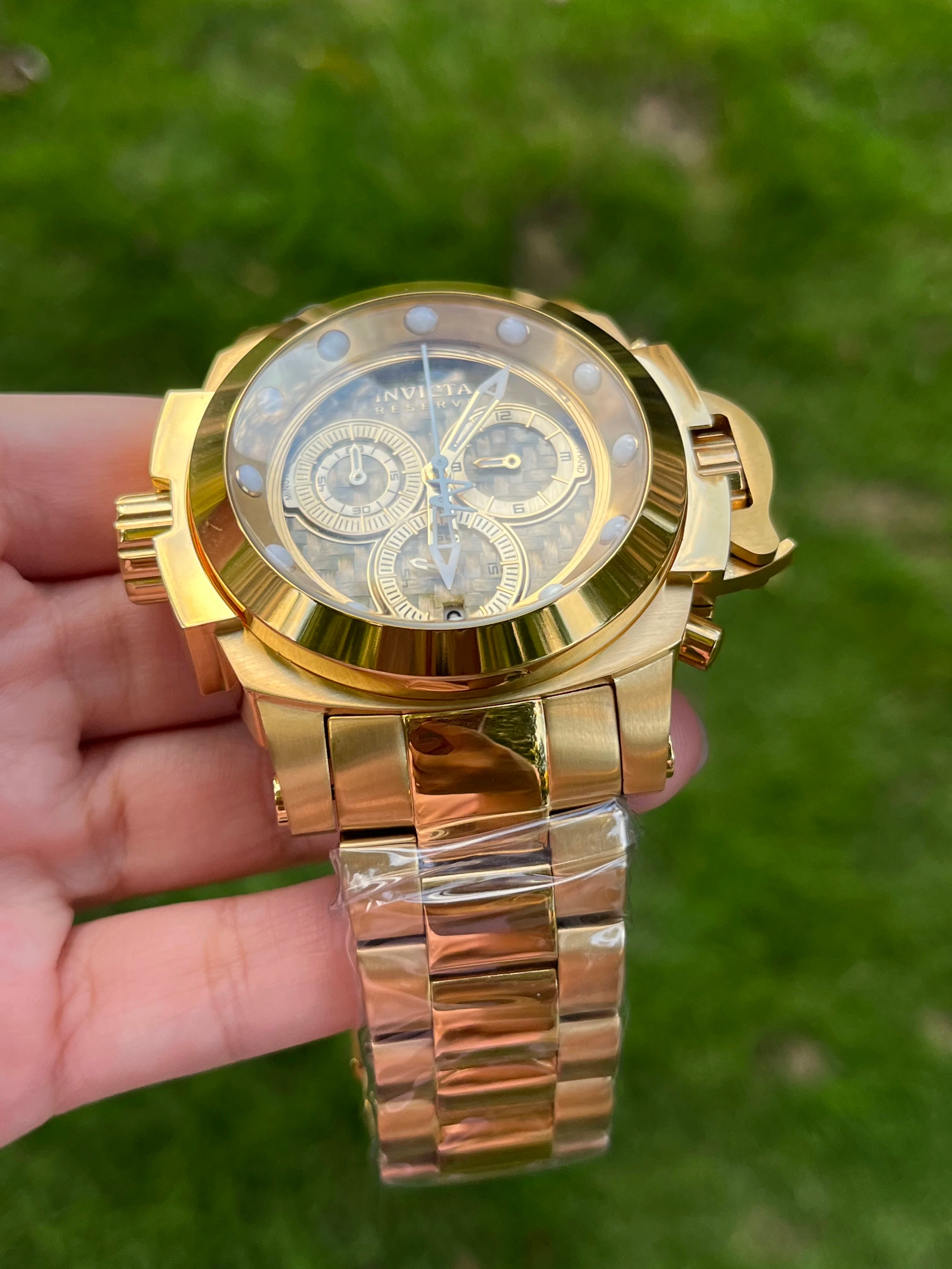 INVICTA Vortex Element Waterproof Quartz Large Dial Men's Watch