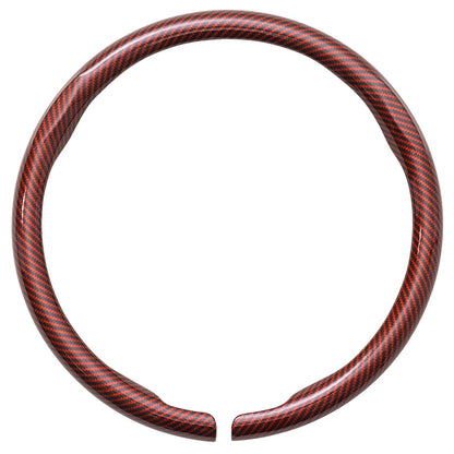 Steering Size 36-38cm Universal Non-slip D-shaped Round Breathable Car Steering Wheel Cover Protector Suitable Auto Accessories