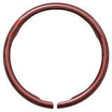 Steering Size 36-38cm Universal Non-slip D-shaped Round Breathable Car Steering Wheel Cover Protector Suitable Auto Accessories