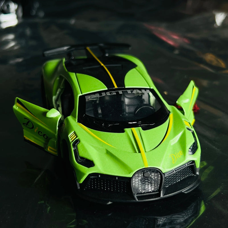 Children's alloy car model, boy simulation, openable car model, toy car, internet famous new ornament