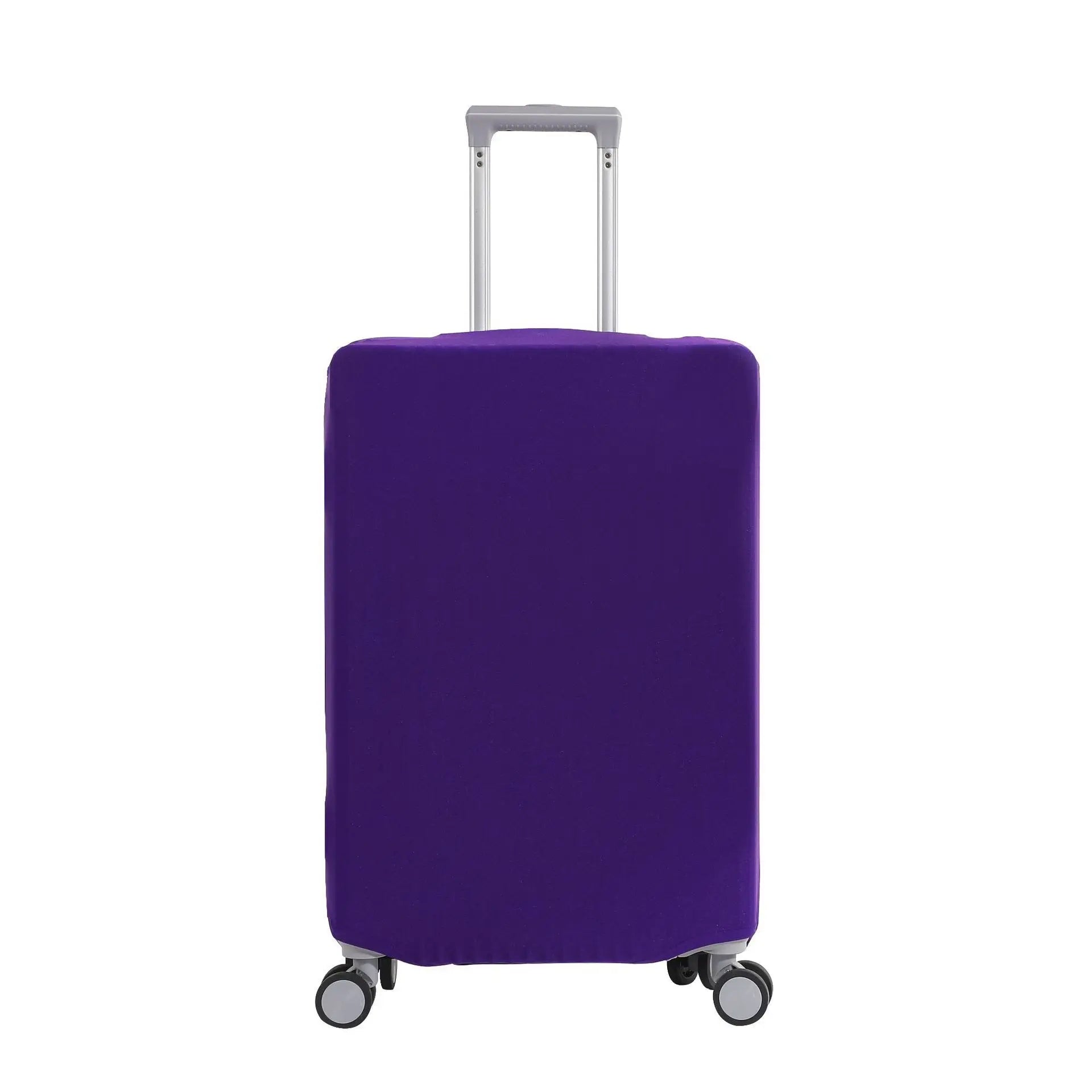 Elastic Dustproof Cover for Luggage Modern Simple Style Travel Bag Protector Polyester Spandex Material Suitcase Outer Shell