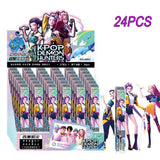 1/3/6/12Pcs KPop Demon Hunters Black Gel Pen Blind Box Student Writinng Pen Anime Figure Stationery Study Supplies Gift 0.5mm