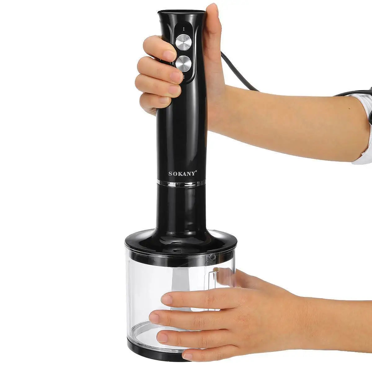 4-in-1 Electric Blender, 304 Stainless Steel Material, Suitable for Kitchen Food, Baby Food.