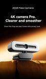 Xiaomi 4K HD Mini Webcam Portable 1080P Webcam With Microphone Light Laptop Desktop Computer For Live Video Call Conference