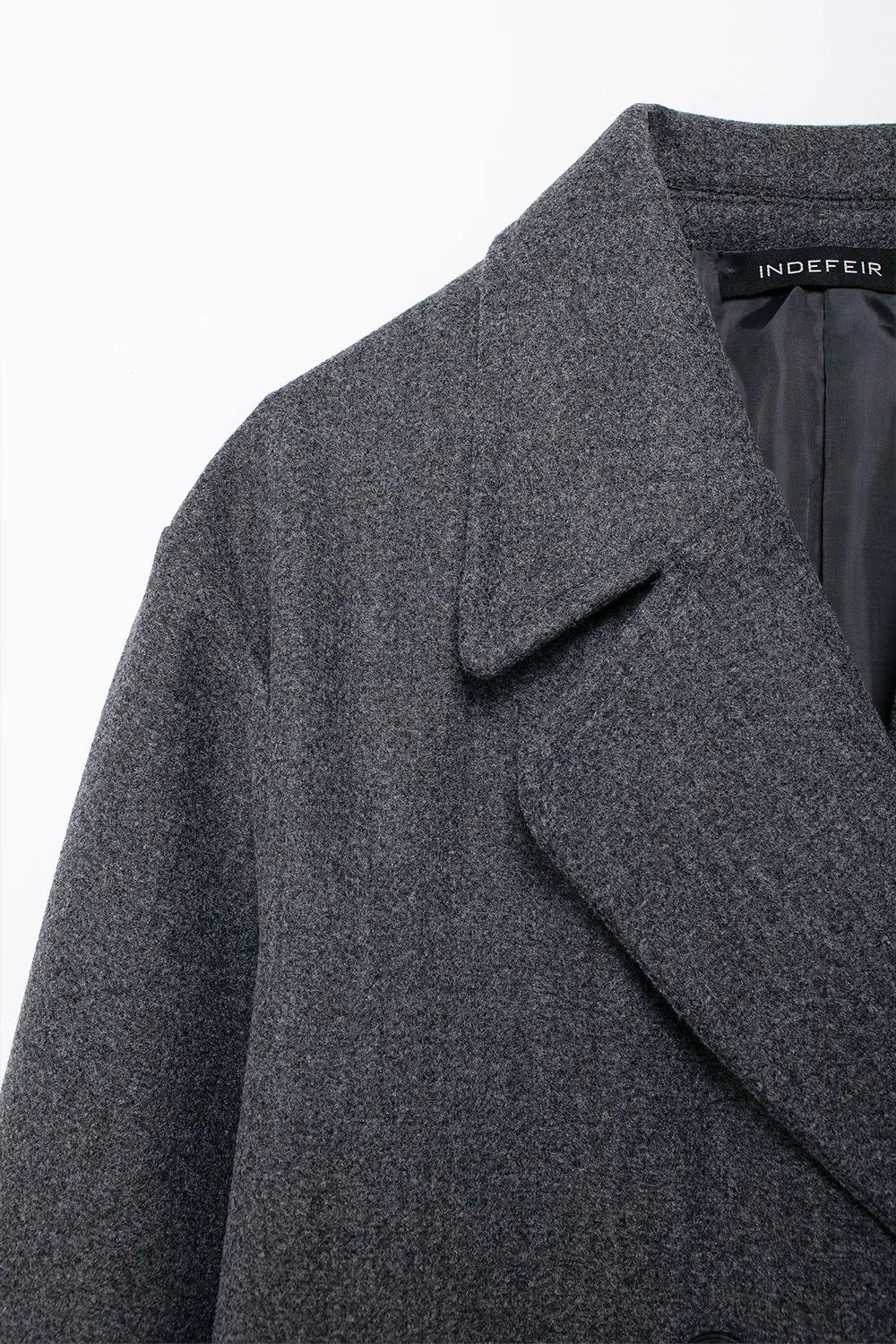 TRAFZA 2024 Autumn New Women Loose Coat Lapel Double Breasted Long Sleeve Jacket Winter Warm Thick Vintage Solid Trench Outwear