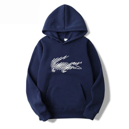Men's and Women's Hoodie Sweatshirt Fashion Print Black Gray Pink Hooded Hip Hop Wool Hoodie Men's Brand Hoodie Street Clothing