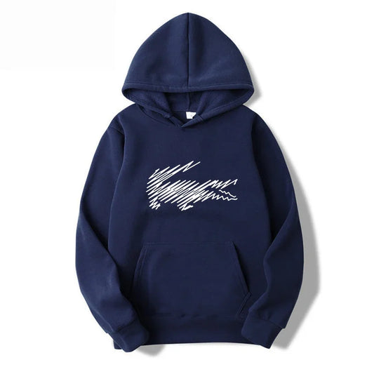 Men's and Women's Hoodie Sweatshirt Fashion Print Black Gray Pink Hooded Hip Hop Wool Hoodie Men's Brand Hoodie Street Clothing