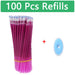 100 Purple Refills