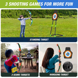 Arco e flechas para crianças, Kit Recurvo para Crianças, Prática de Tiro com Arco, Esportes ao ar livre, Jogo, Caça, Tiro, Toy Gift for Boys