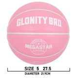 Women's Basketball Size 5, 6, 7 Pink Official Competition Children's Basketball Indoor Outdoor Standard Ball PU Non-slip Wear-resistant
