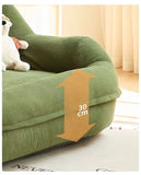 Portable Lazy Sofa Living Room Cheap Single Sofas Adult Tatami Chaise Lounge Relaxing 1-person Sofa Modern Tiny Home Furniture