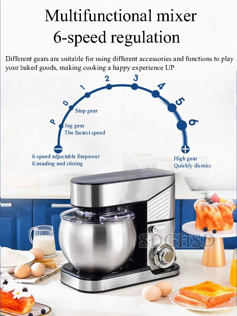 Culinary Robots Candy Home Food Processing Electric Meat Grinder Mixer Kitchen Mixers Appliances Blender the Dough Machine