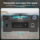 Computer desk, minimalist home gaming desk, small-sized carbon fiber patterned office desk, student study desk, bedroom desk