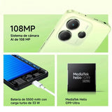 Xiaomi Redmi Note 14 6GB/128GB 8GB/128GB 8GB/256GB NFC/Non-NFC version Optional Global Version Cellphone