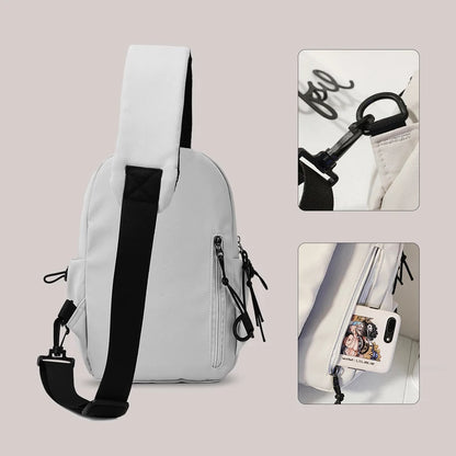 Bolso bandolera para hombre, de un solo hombro, mochila pequeña, bolso de pecho para mujer, ciclismo, deportes, escalada de montaña, niños, tableta, ligero, Mo