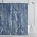 Cortina de ducha impermeable de mármol, cortina de ducha impermeable para decoración de baño, cortina de ducha impresa, lavable, con ganchos