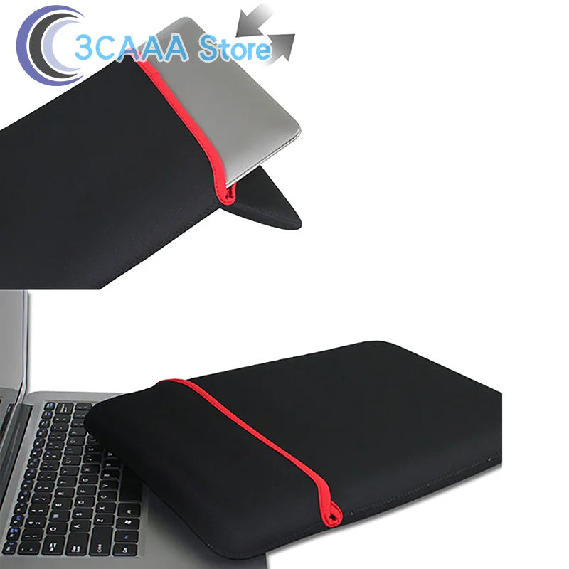 7/8/9/10/12/13/14Inch Double Faced Laptop Pouch Protective Bag Neoprene Soft Sleeve Tablet PC Case Bag Waterproof Laptop Bag