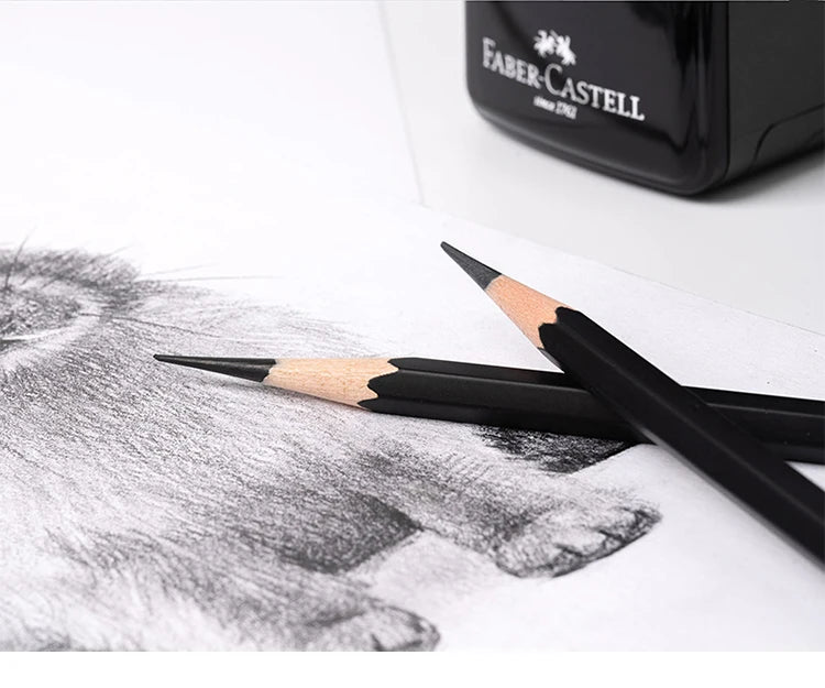 Faber-Castell 8/12pcs Set Matte Sketch Pencil Art Graphite For Sketch Black Lead Writing Drawing Graphite Pencils Supplies