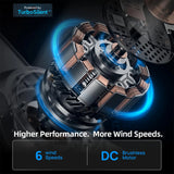 Modern Ceiling Fan with Light Simple Smart Bladeless Electric Fan Remote Control Dimming Silent Timing Light Home Cooling Fan
