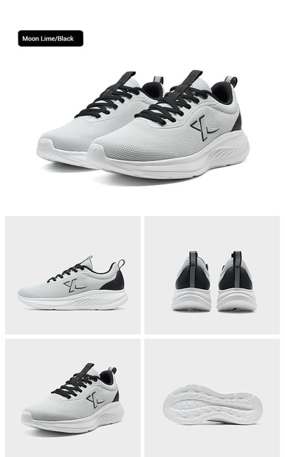 Xtep Running Shoes For Men 2025 Summer Breathable Mesh Shoes Soft-soled Shock Absorbing Lightweight Sports Shoes 875419110053