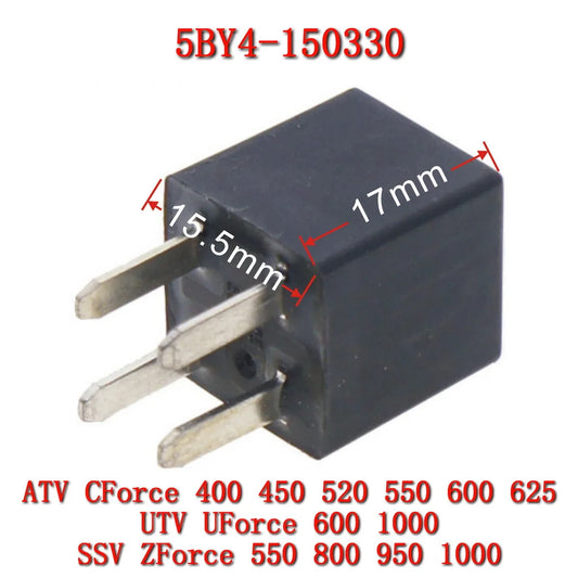 Auxiliary Relay 5BY4-150330 For CFMoto ZForce 950 1000 ATV SSV UTV CF ZF UF 550 CF450 625 600 ZF800 1000 UF600 1000 CF300-3(EU4)