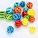 Rubber Dog Ball Teeth Cleaning Pet Training Interactive Chew Toy Dogs Puppy Gift 3 Sizes 1pc 