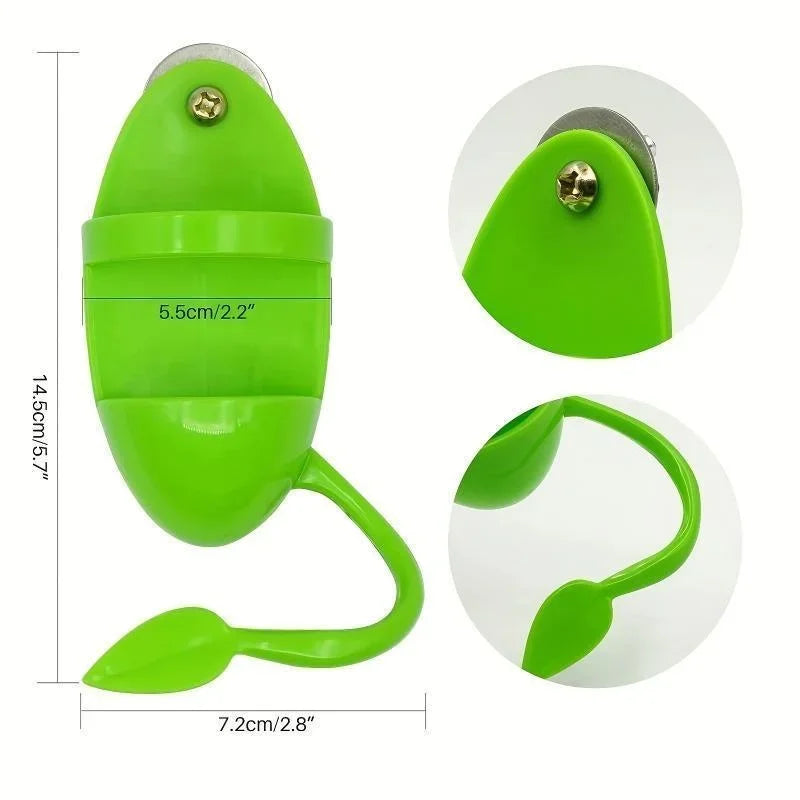 1Pc Bird Cuttlebone Holder Bird Cage Feeding Holder Vegetable Fruits Cuttlebone Holder for Parrot Parakeet Bird Feeder