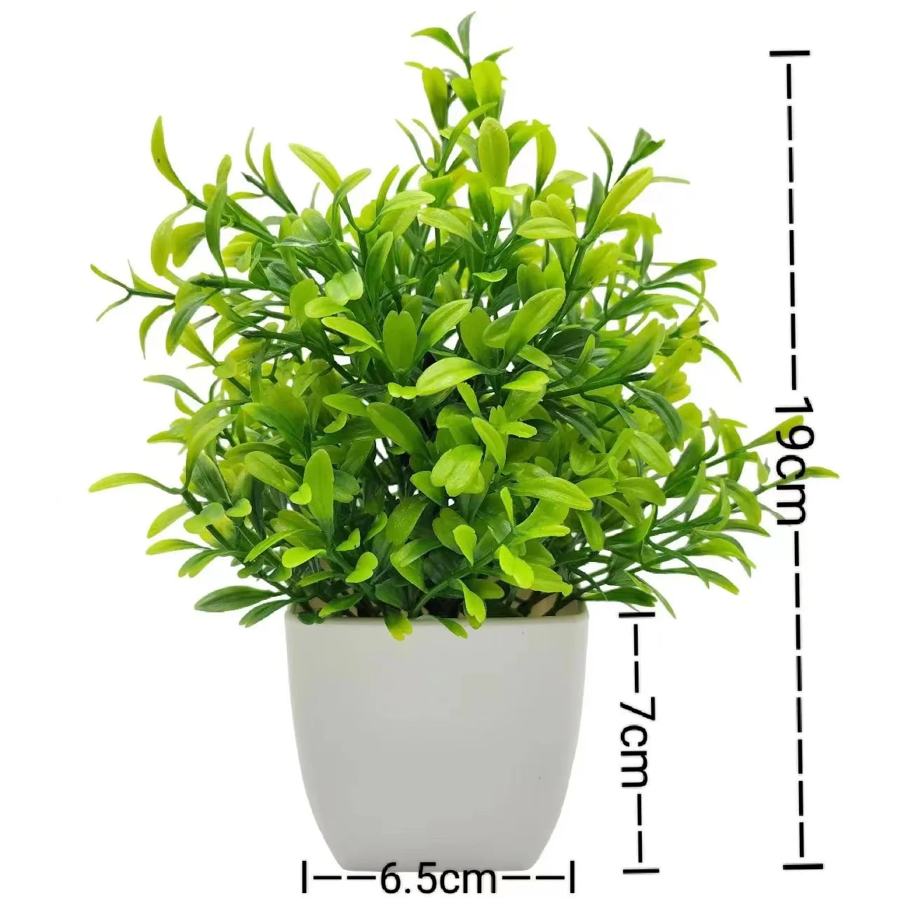 1pc Artificial Plants with Plastic Pots Perfect Greenery for Home Decorations, Office Desk, Living Room, and Bedroom Decoration