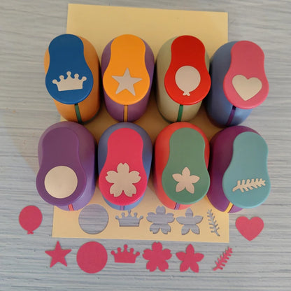 1.8cm - 2.5cm Flower Furador  Diy Paper Cut Eva Foam Maker puncher Scrapbooking labor saving for kid hole punch DIY handmade