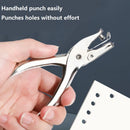 New Hand Held Metal Stationery Round Hole Paper Punch Bind Paper Perforator Cutter Corners Hole Punch DDK02