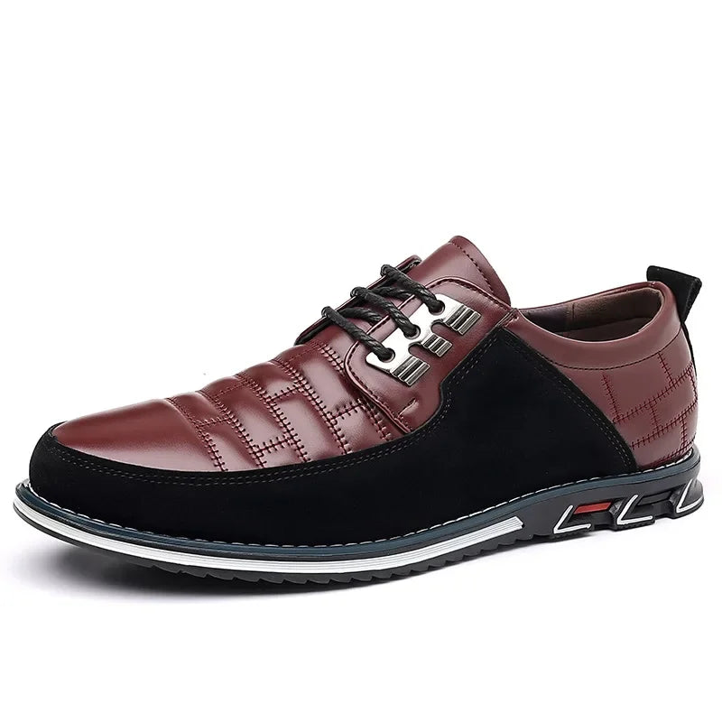 2024 Autumn Business Casual Shoes for Men Trend Classic Leather Shoes Outdoor Men Sneakers Sewing Breathable Men's Dress Shoes