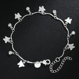 Fine 925 sterling silver Chain Stars Bracelets for women Charms fashion designer party Jewelry Holiday Wedding Gifts 
