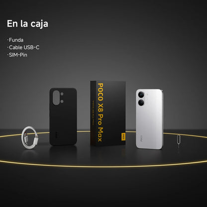 POCO X8 Pro MAX 5G 12GB 256GB 512GB NFC Smartphone Dimensity 9500s 8500mAh  50MP OIS Camera