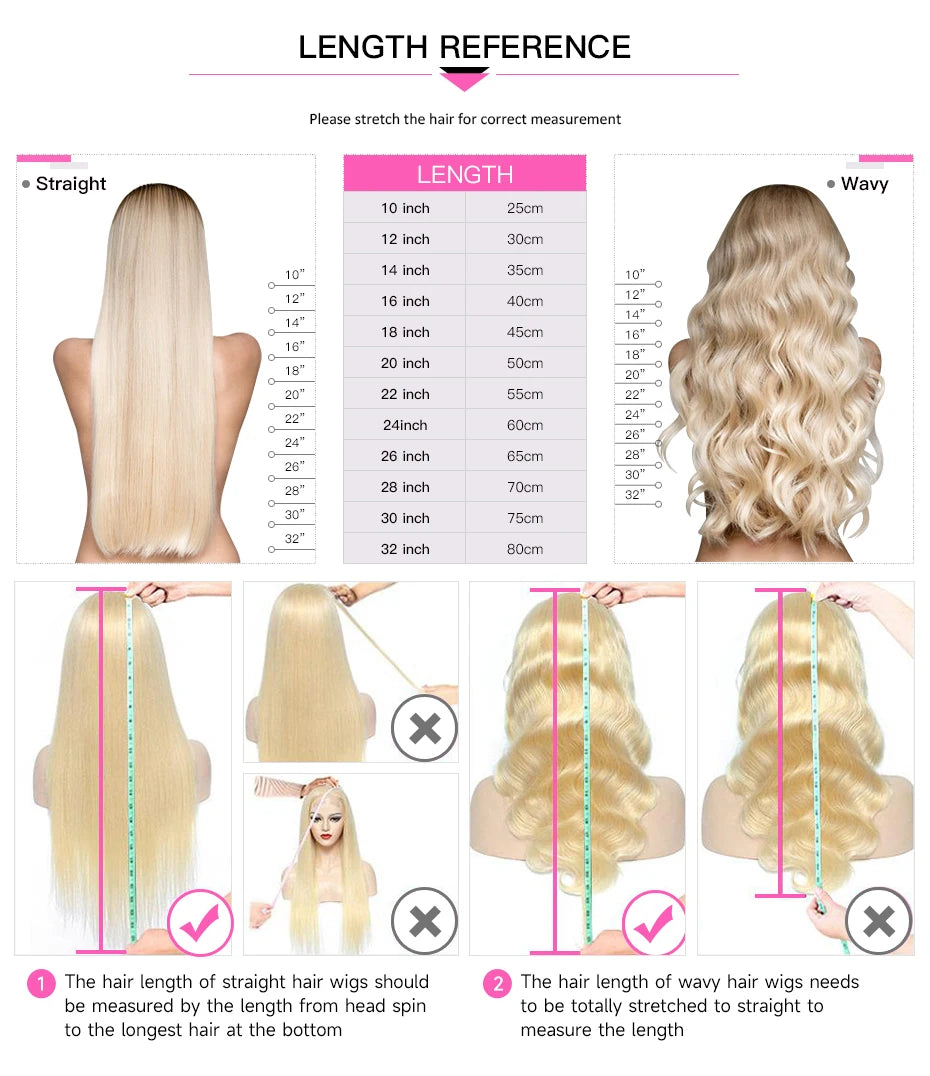360 Lace Frontal Wig 613 Blonde 13x4 13x6 Body Wave Lace Front Wig Preplucked Brazilian Lace Front Human Hair Wigs 30 32 38 Inch