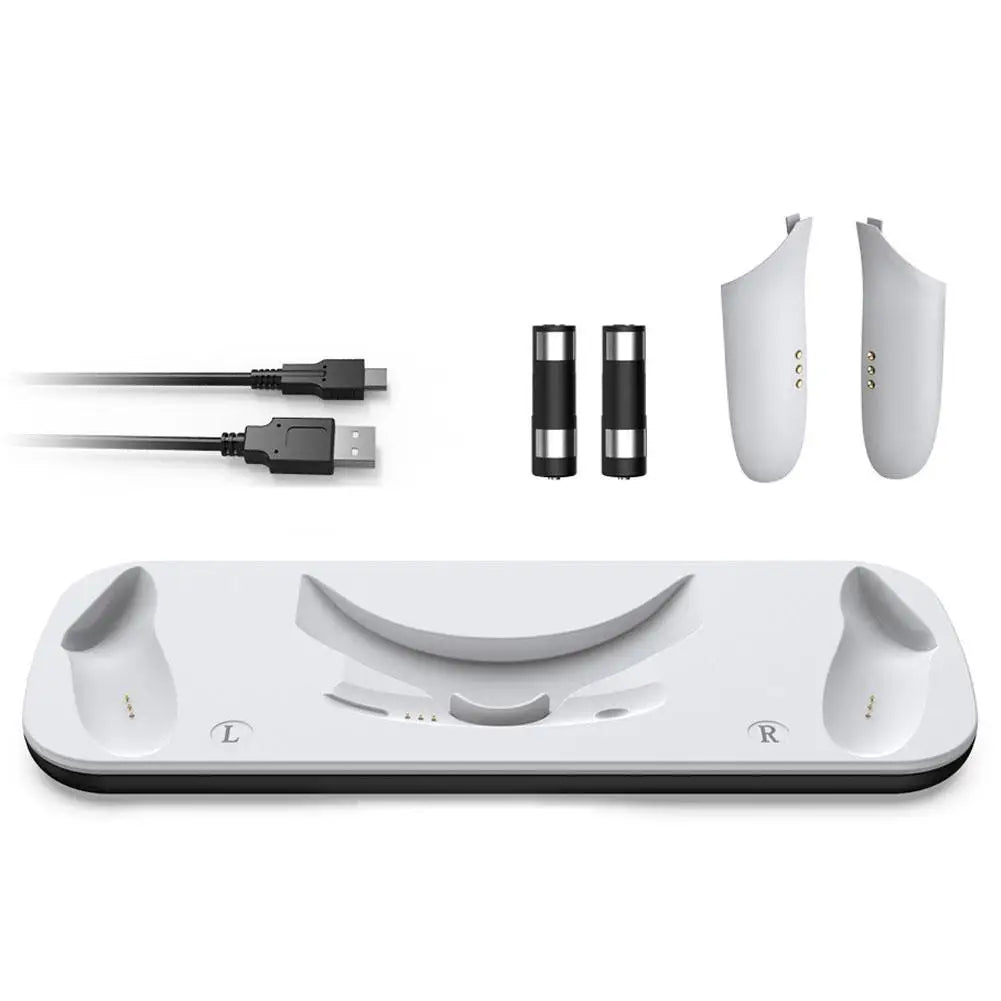 Base de carga para Meta Quest3, asas para auriculares de realidad virtual Meta 3, estación de carga, soporte de almacenamiento para Meta 3, nuevo