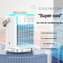 Popular mini air cooler USB air conditioning fan office desktop small water cooling fan spray humidification cooling fan